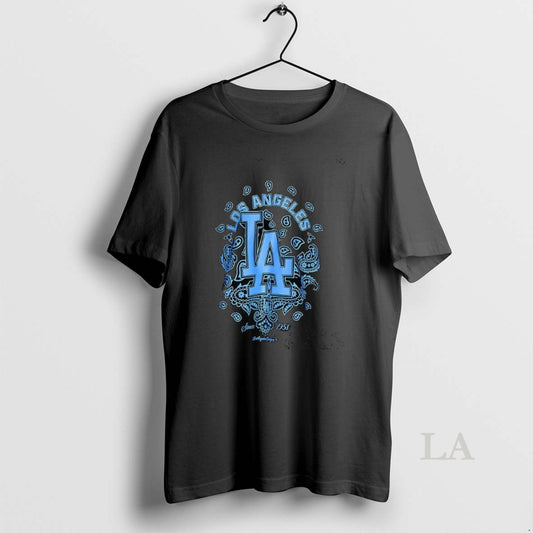 Original Los Angeles Dodgers Mlb 2025 Since 1958 Paisley Pattern