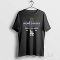 Original Los Angeles Dodgers Mlb Logo Baseball Back 2 Back World Series Champions 24 25