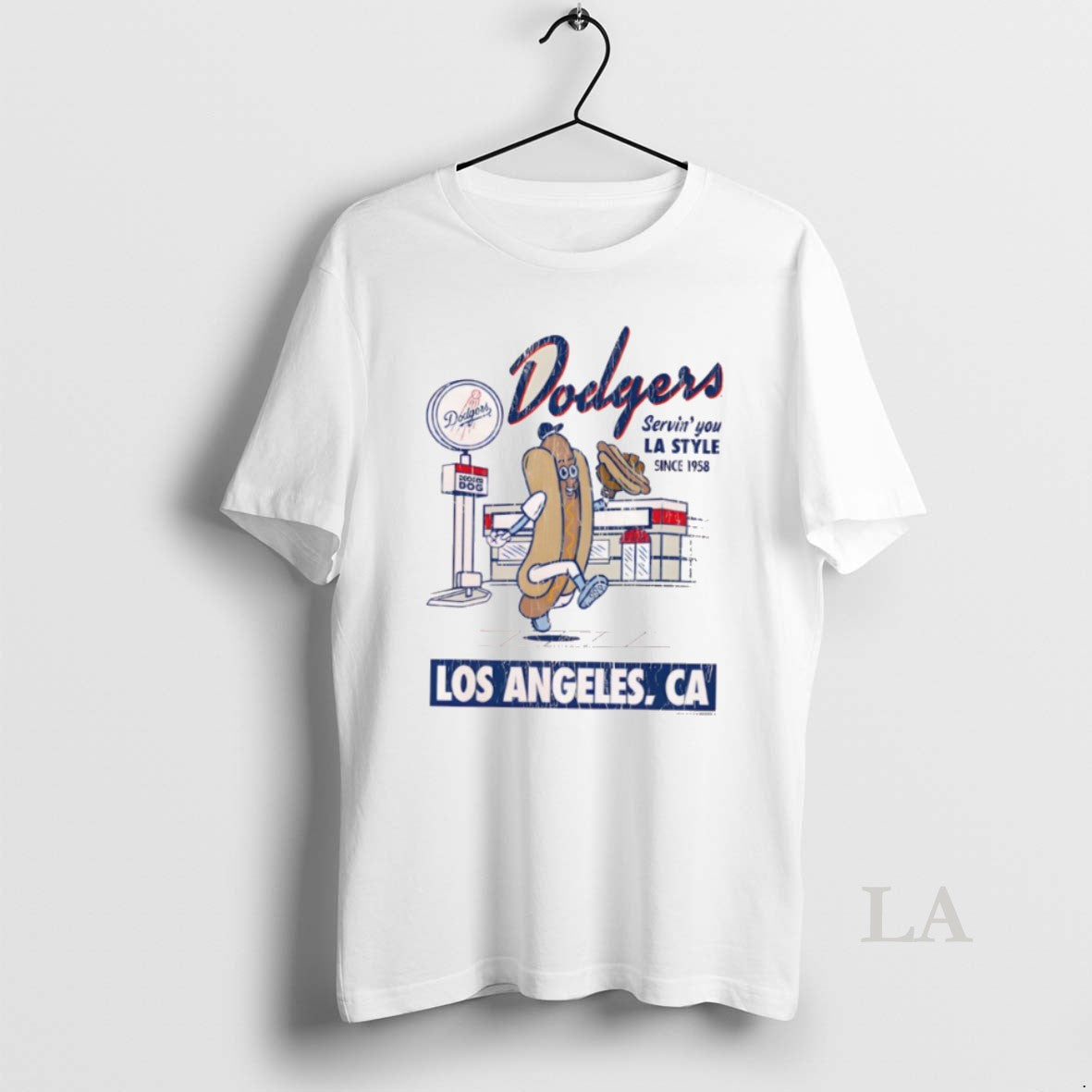 Original Los Angeles Dodgers Mitchell Ness Cream Deli