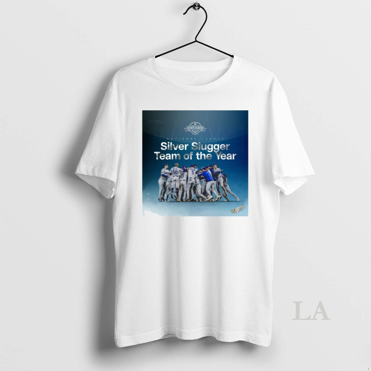 Original Los Angeles Dodgers National League Silver Slugger Team Of The Year Award 2025