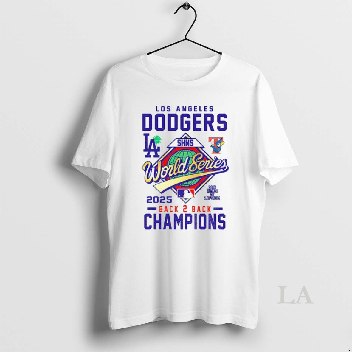 Original Los Angeles Dodgers Shns World Series Mlb Back 2 Back Champions Logo