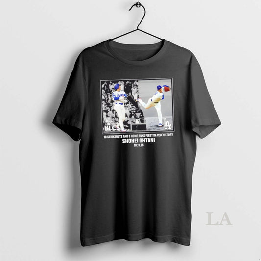 Original Los Angeles Dodgers Shohei Ohtani Black 2025 Mlb Postseason Moment