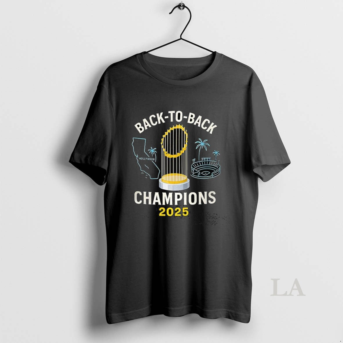 Original Los Angeles Dodgers Trophy Back To Back Champions 2025