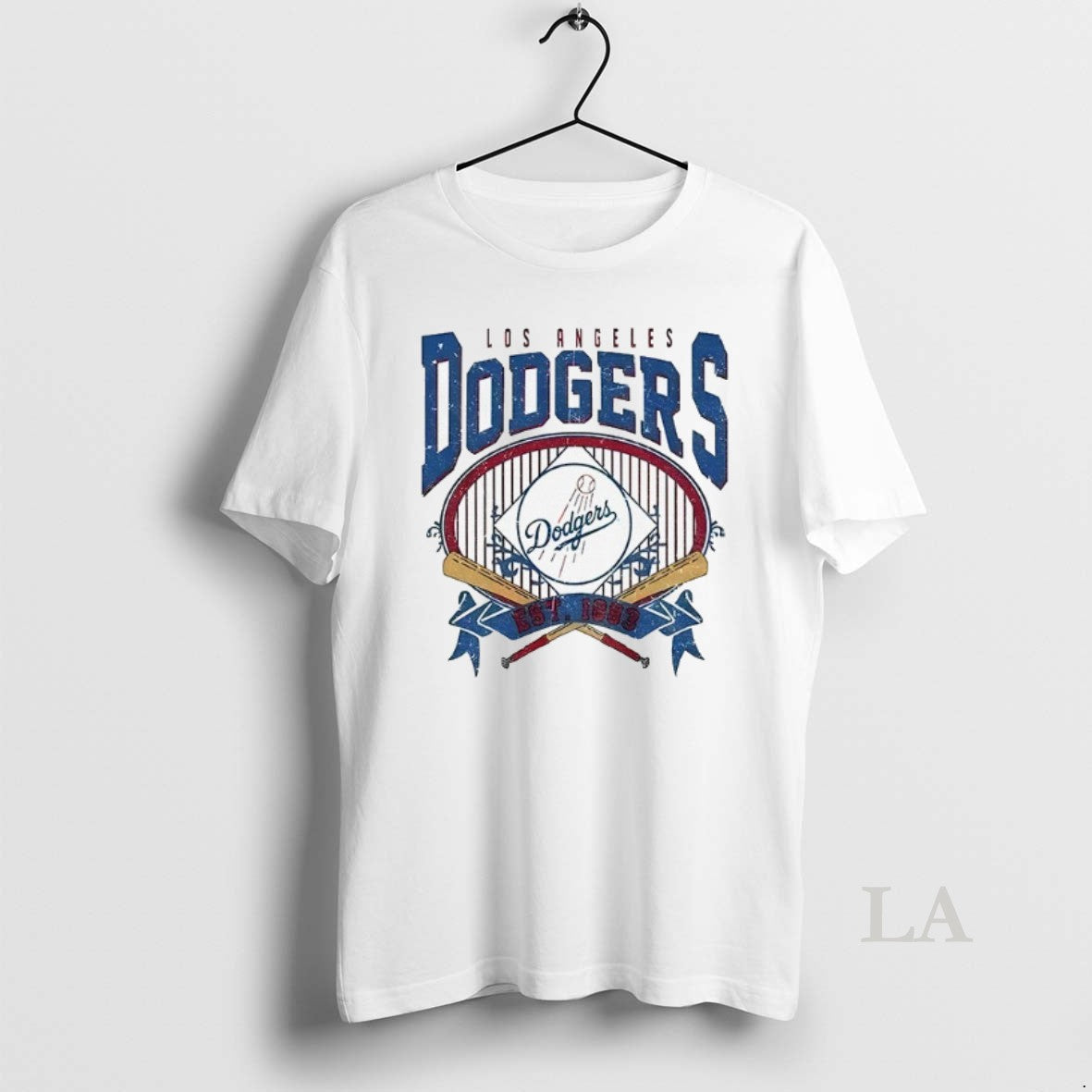 Original Los Angeles Dodgers Vintage 90s Baseball Team Est 1883