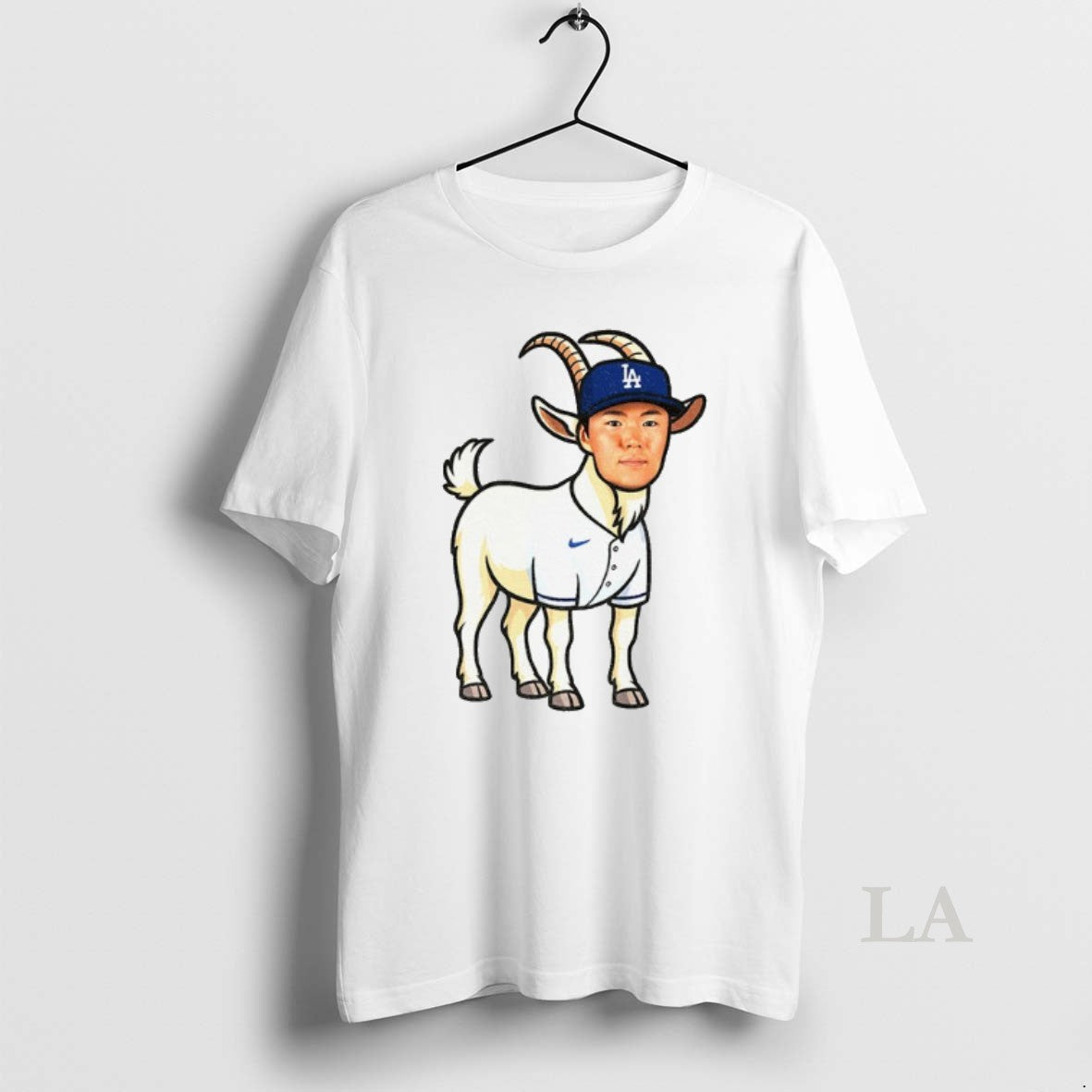 Original Los Angeles Dodgers Yoshinobu Yamamoto Goat Mvp