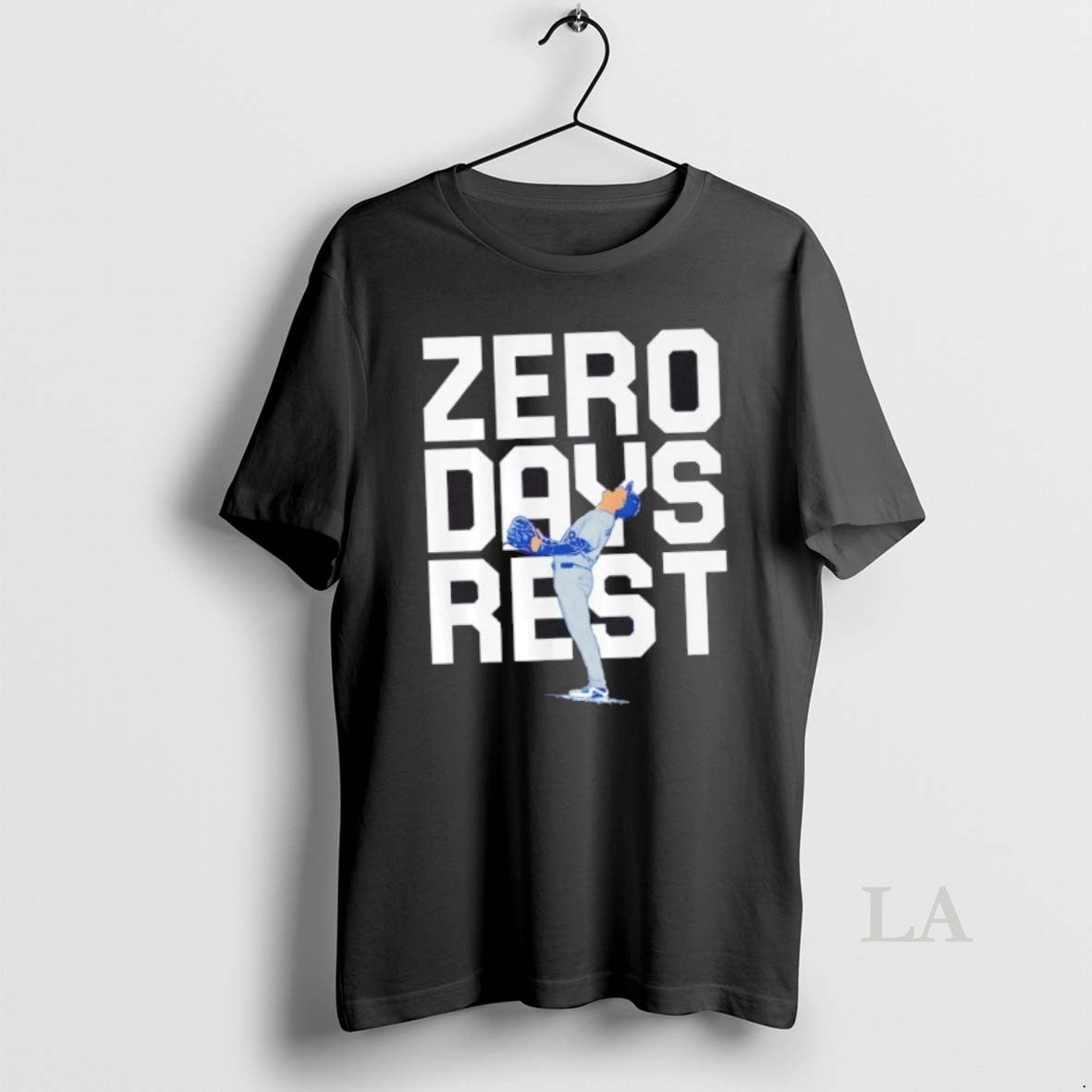 Original Los Angeles Dodgers Yoshinobu Yamamoto Zero Days Rest