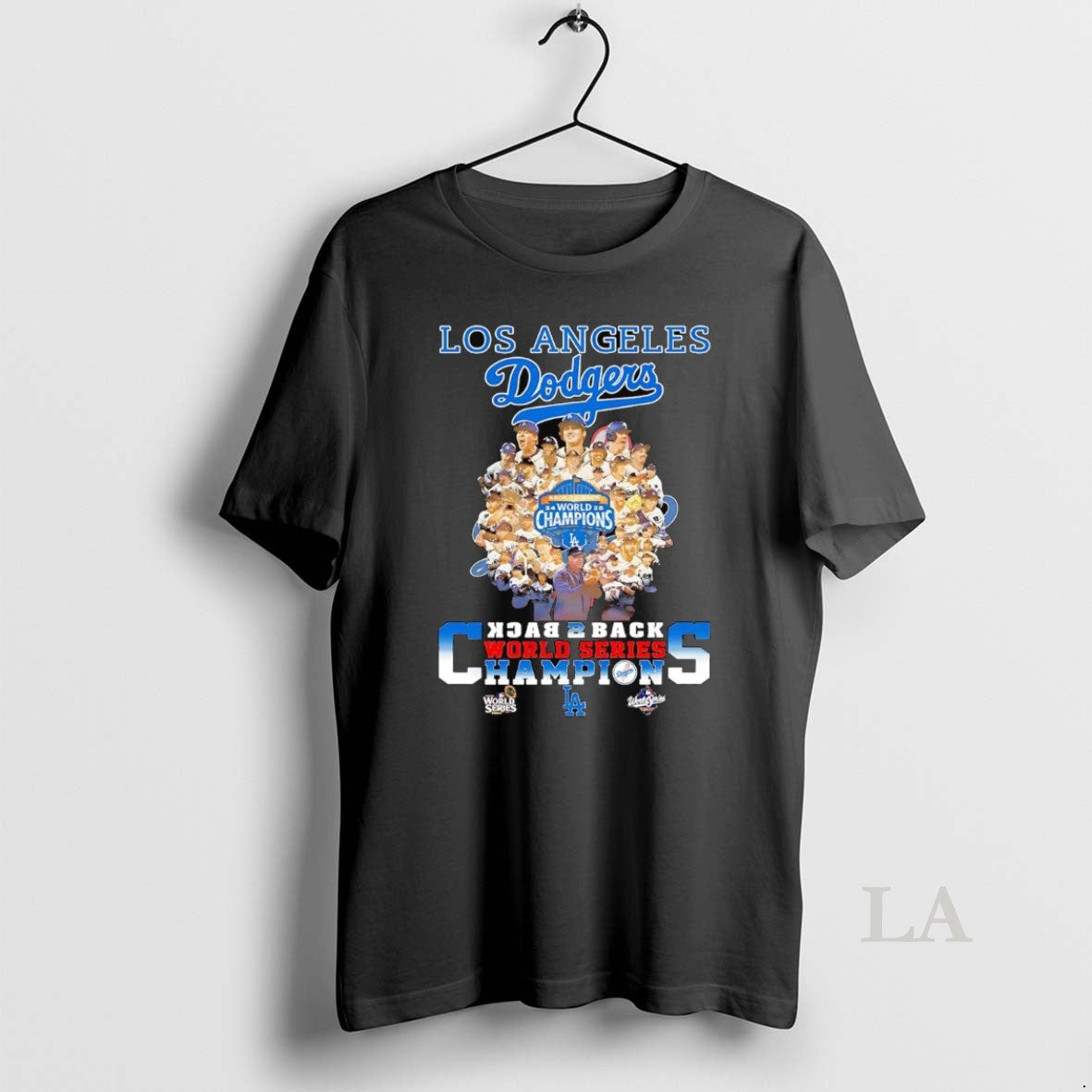 Original Los Angeles Dodgers Back To Back World Series Champions