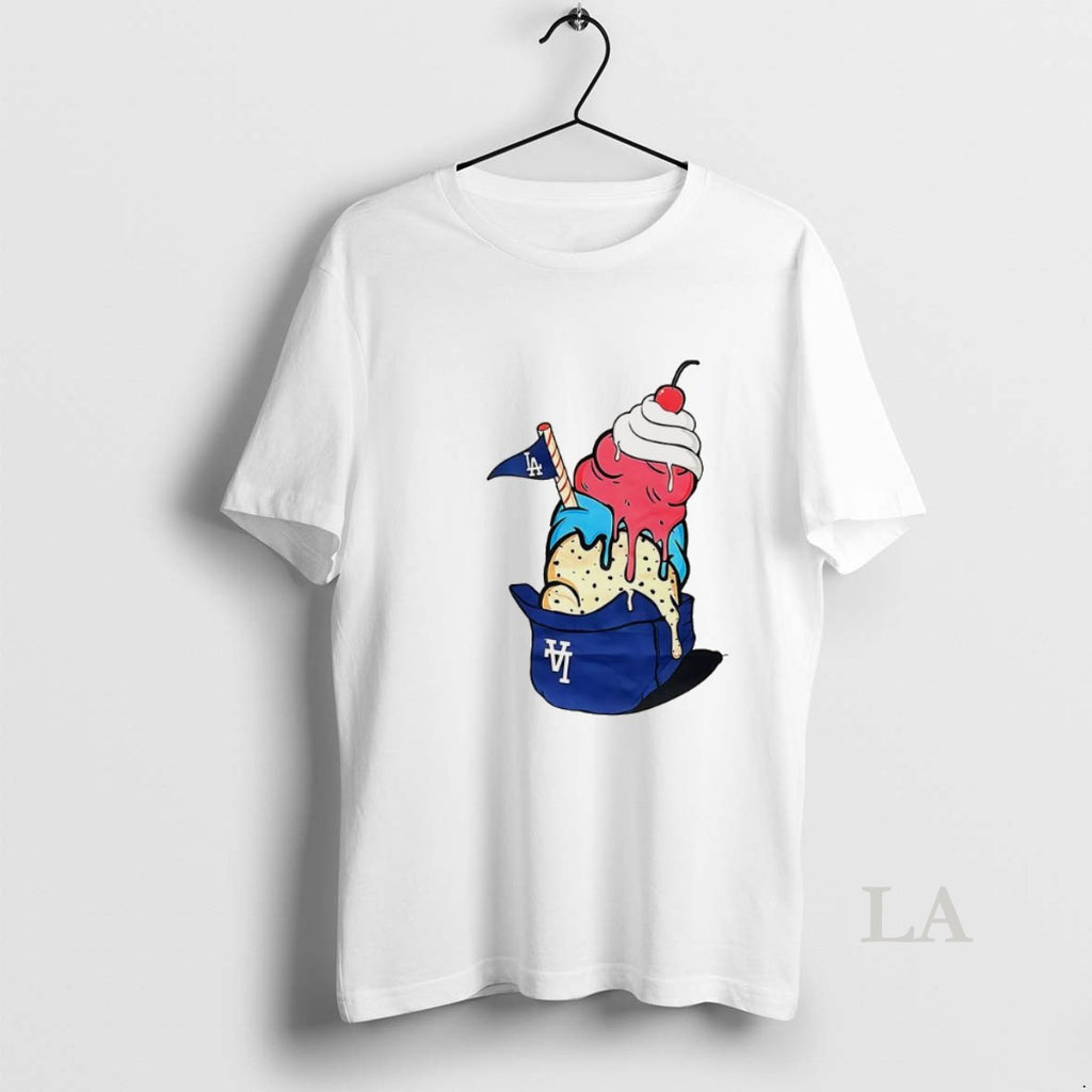Original Los Angeles Dodgers Baseball Game Day Ice Cream Helmet