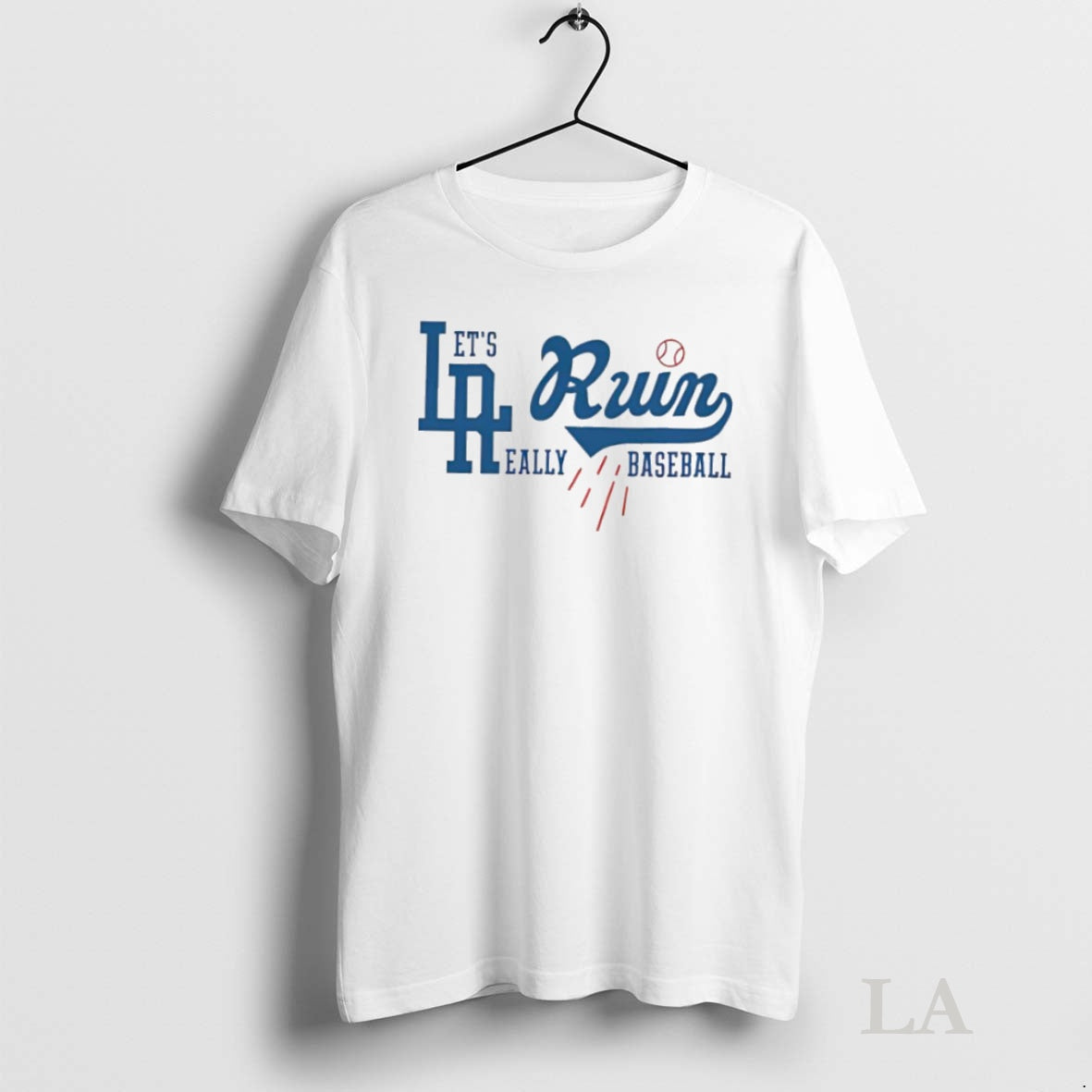 Original Los Angeles Dodgers Baseball Lets Ruin Rearlly Baseball