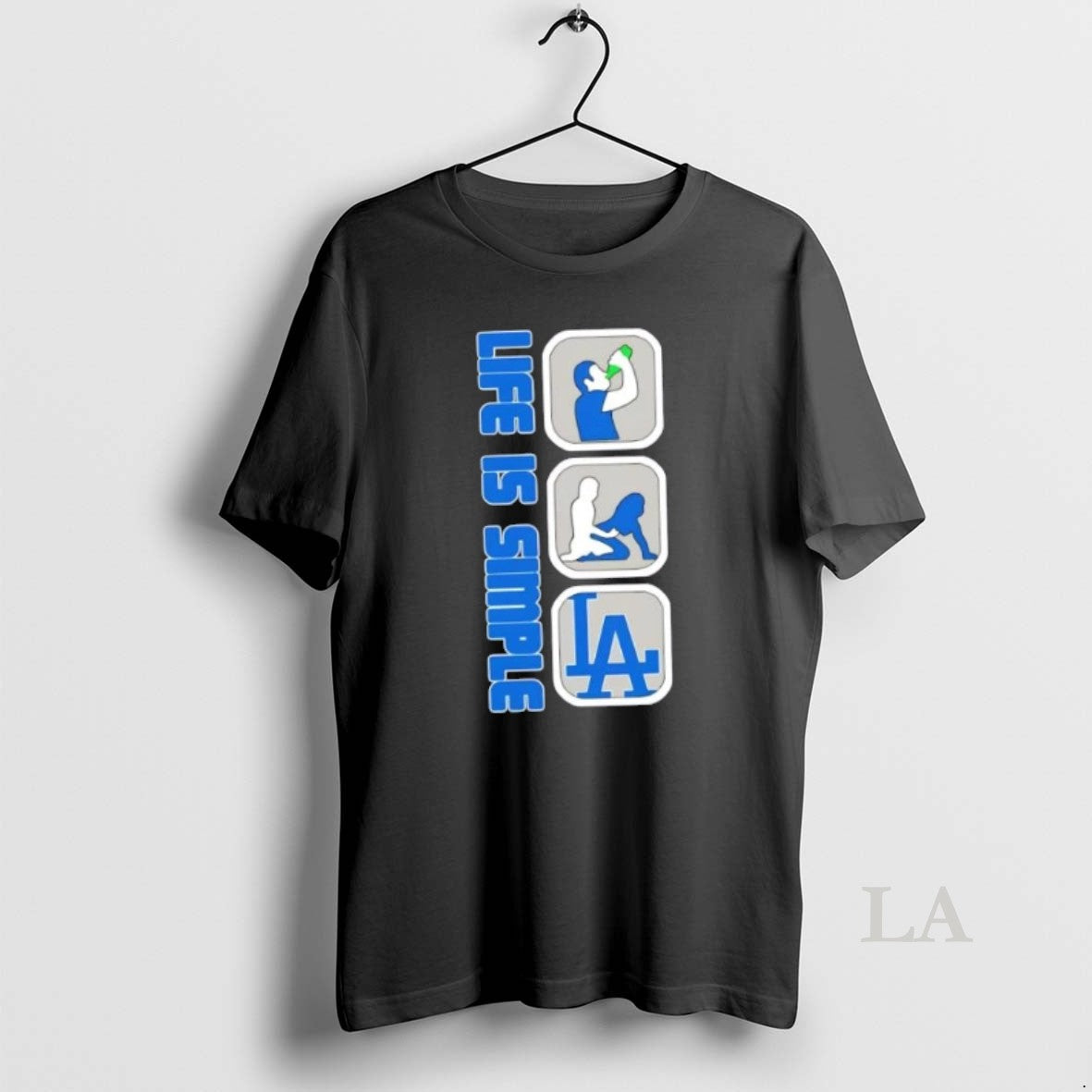 Original Los Angeles Dodgers Baseball Life Is Simple
