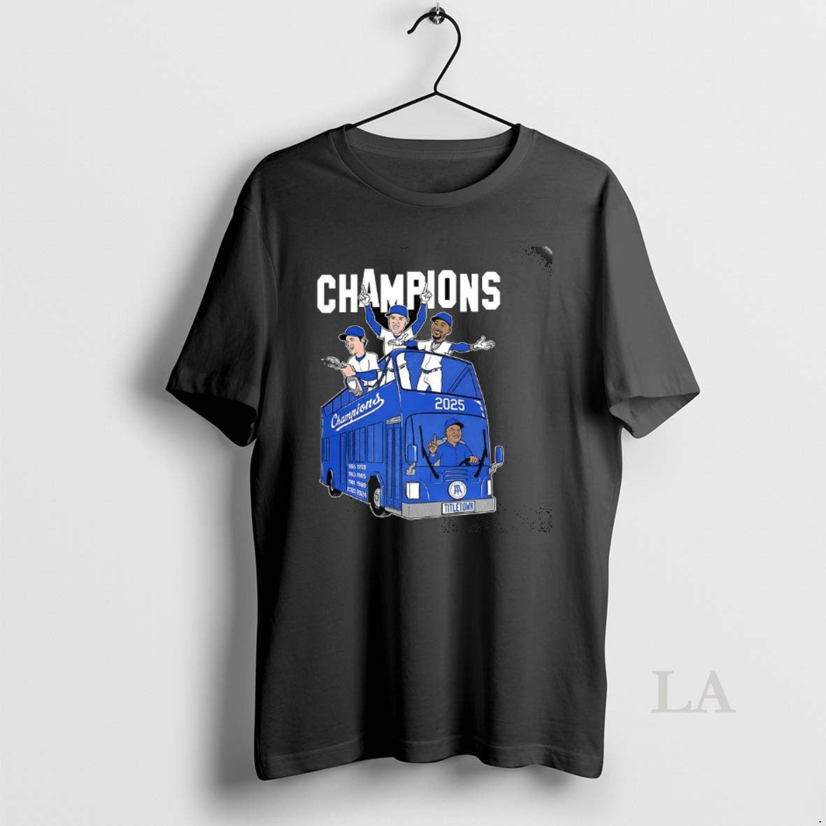 Original Los Angeles Dodgers Caricature Titletown 2025 World Series Champions