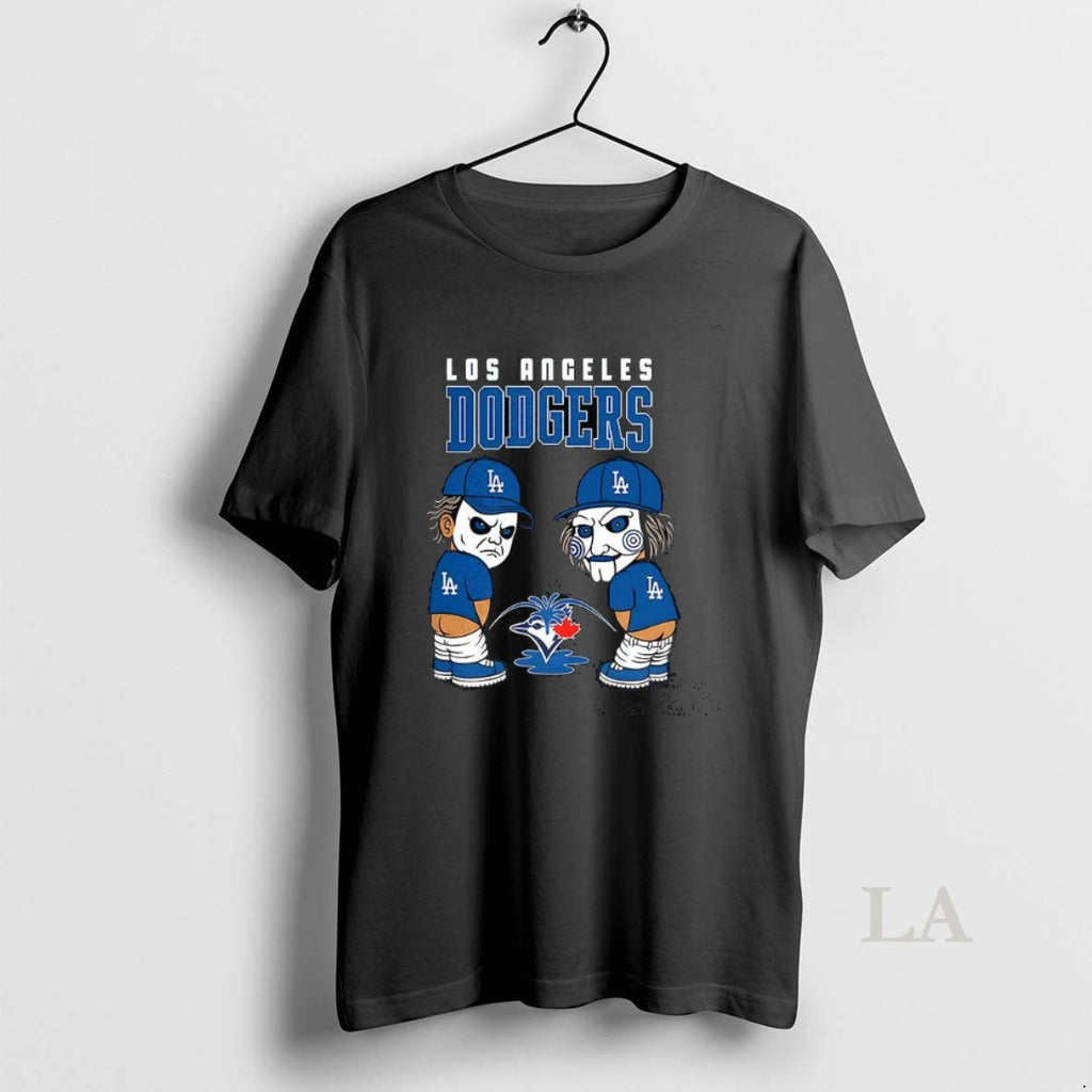 Original Los Angeles Dodgers Peeing Toronto Blue Jays Halloween