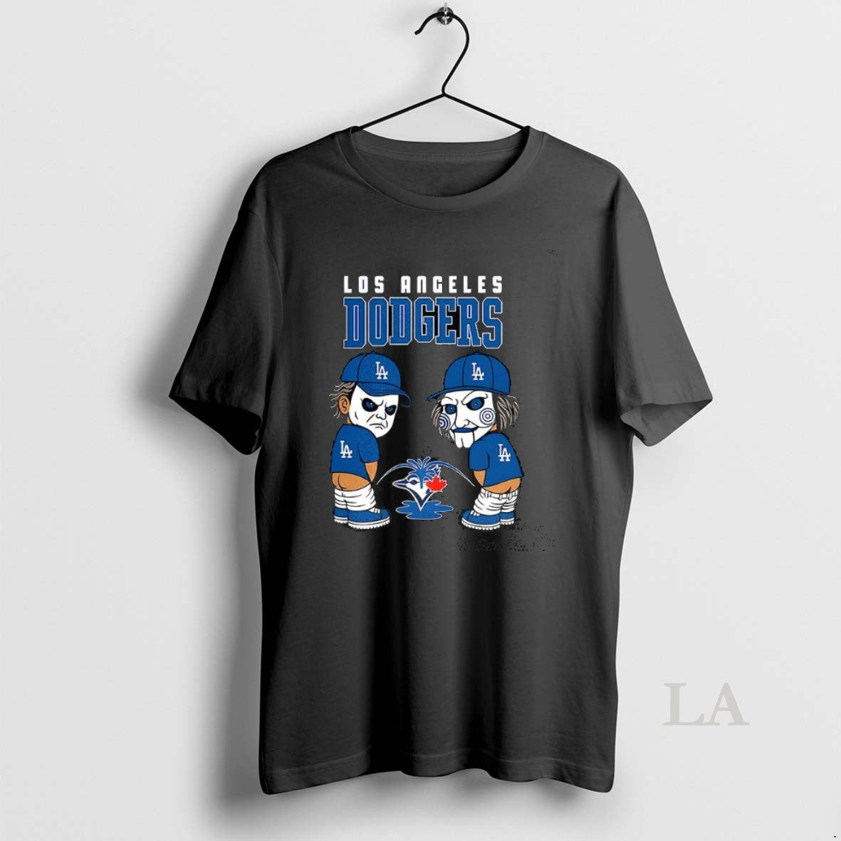 Original Los Angeles Dodgers Peeing Toronto Blue Jays Halloween