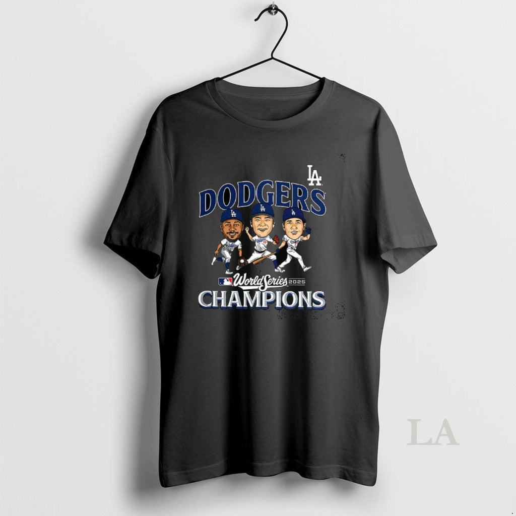 Original Los Angeles Dodgers Player Caricature 2025 World Series Champions