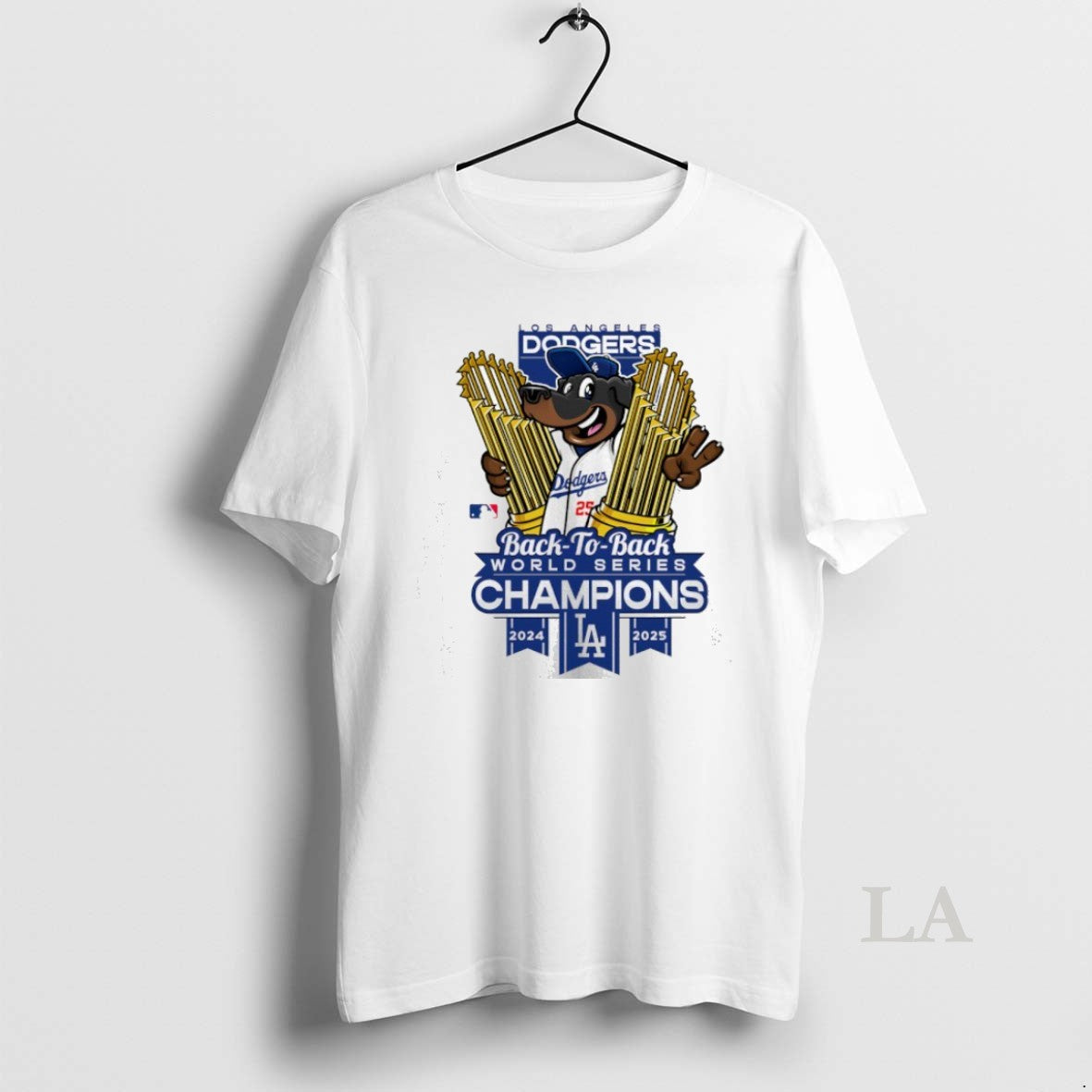 Original Los Angeles Dodgers The 2024 2025 Back To Back World Series Champions Dog And
