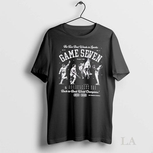 Original Los Angeles Dodgers The Two Best Words In Sports Game Seven