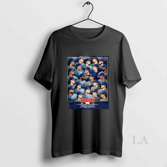 Original Los Angeles Dodgers Vs Toronto Blue Jays World Series Cartoon