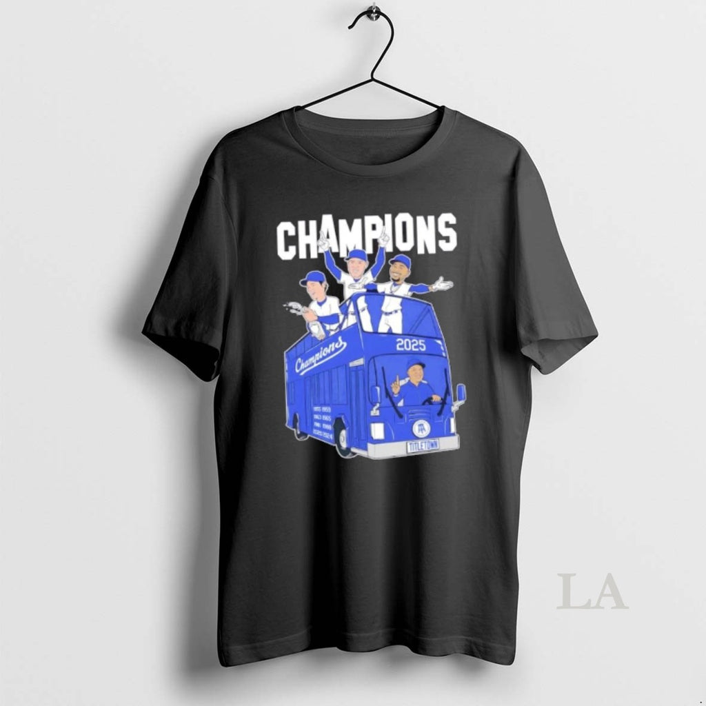 Original Los Angeles Dodgers Won The 2025 World Champions Cartoon