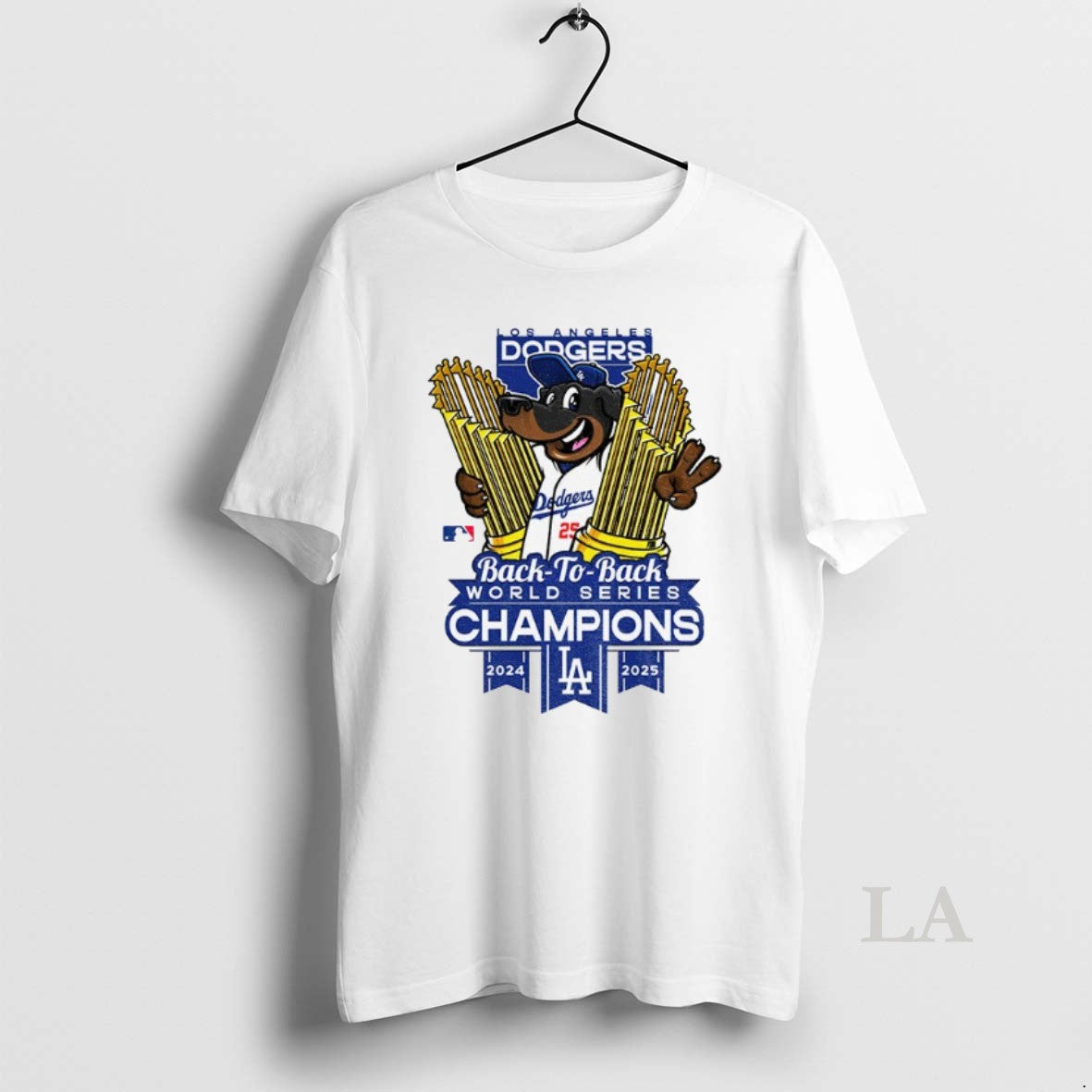 Original Los Angeles Dodgers World Champions Trophies Back To Back 2024 2025