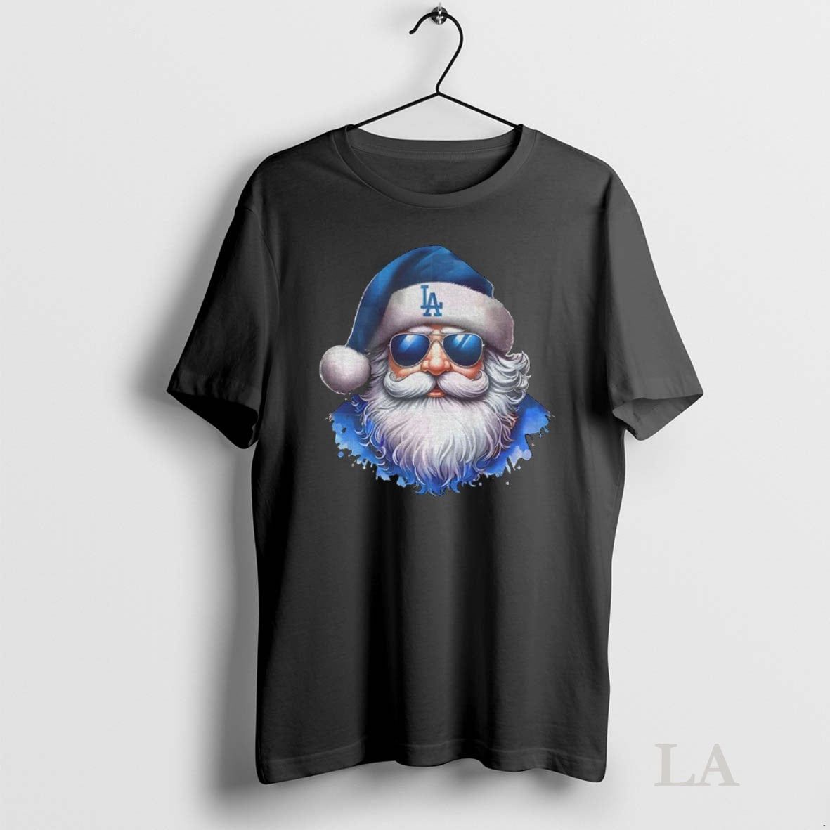 Original Los Angeles Dogers Baseball Santa Christmas