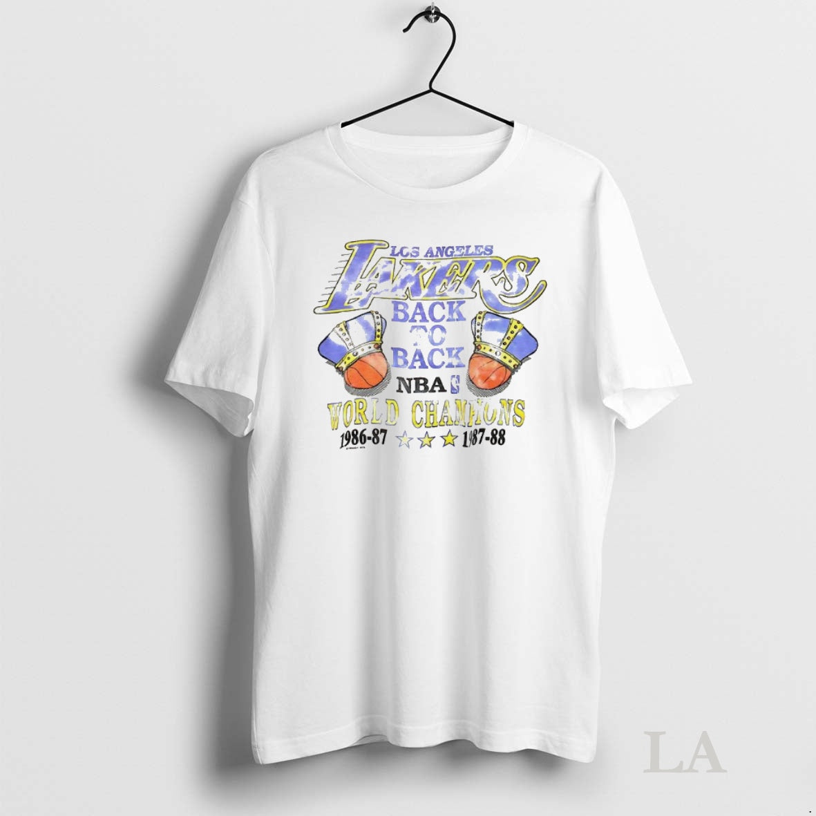 Original Los Angeles Lakers Back To Back World Champions 1987 Vintage