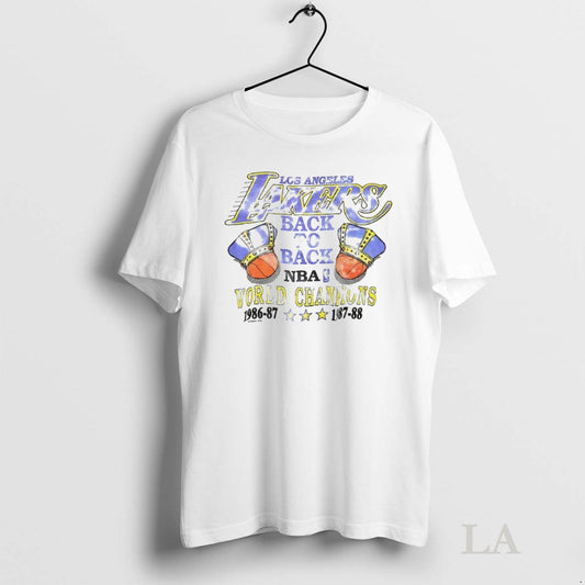 Original Los Angeles Lakers Back To Back World Champions 1987 Vintage