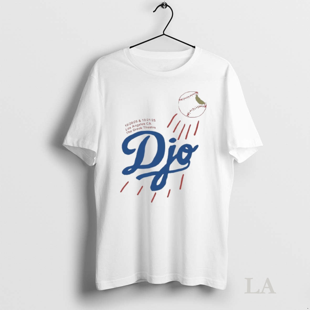 Original Los Angeles The Greek Theatre 2025 Djo Tour Tee Sweater