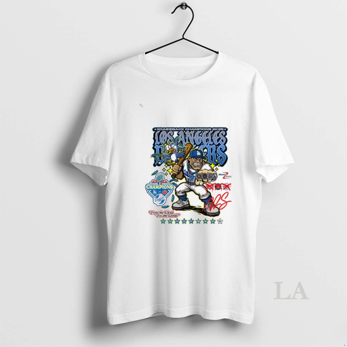 Original Los Angles Dodgers World Series Champions From The Land For The Land