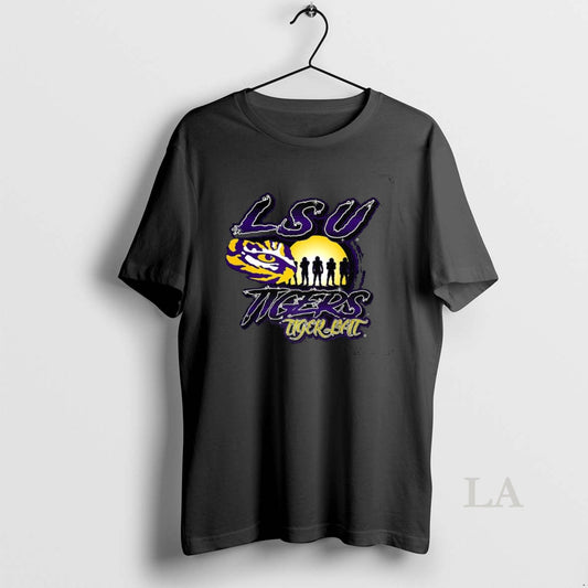 Original Louisiana State University Tigers Football Tiger Bait Silhouette Player