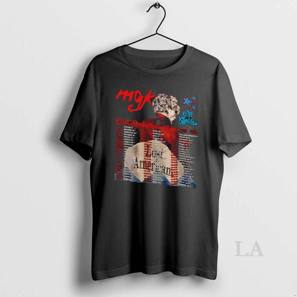 Original Mgk Wiz Khalifa Machine Gun Kelly Lost Americana Tour 2025 Pop Rock