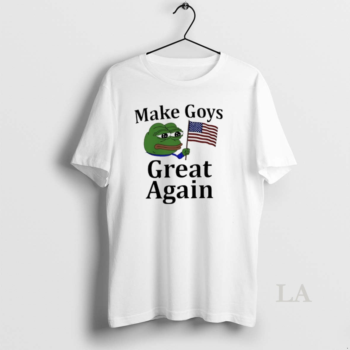 Original Make Goys Great Again Pepe The Frog American Flag