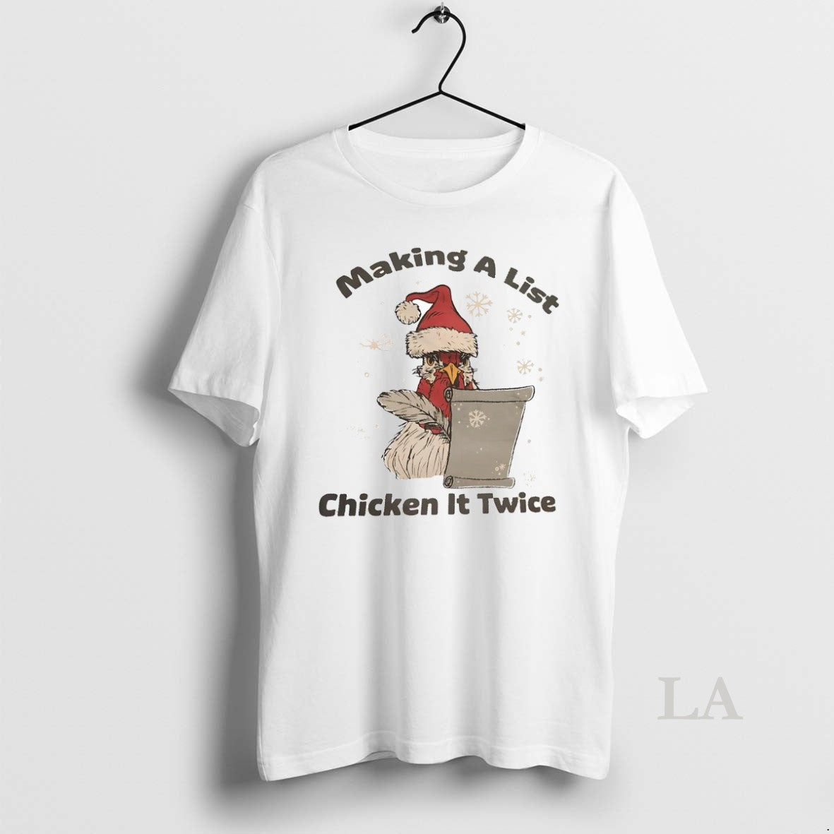 Original Making A List Chicken It Twice Christmas