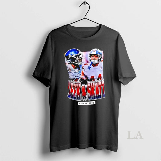 Original Malik Nabers And Cam Skattebo New York Giants Football Players
