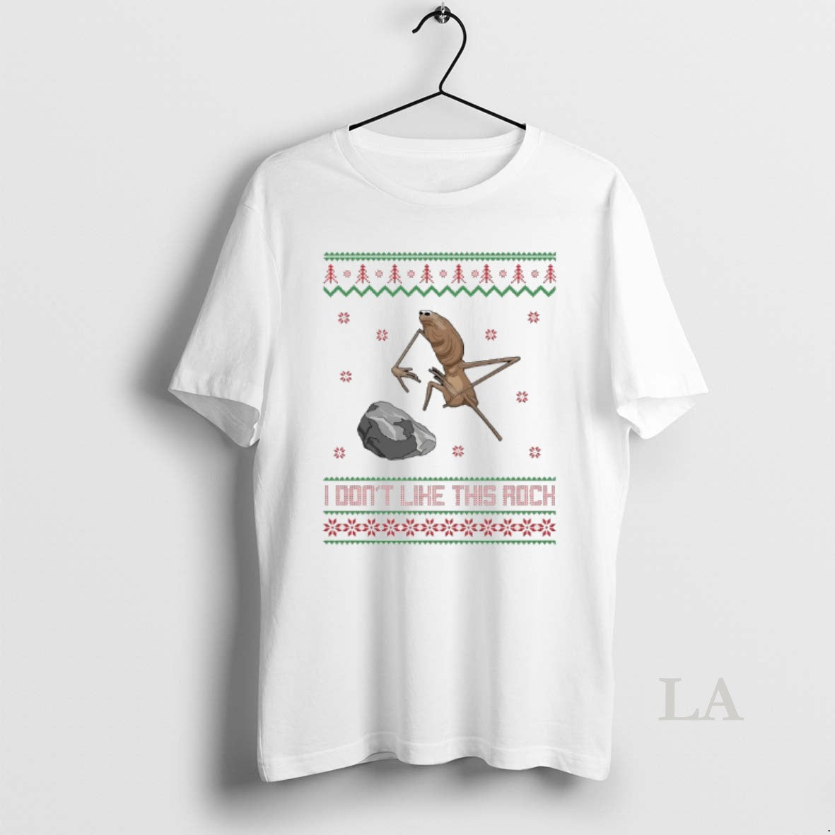 Original Marcus I Dont Like This Rock Christmas Ugly