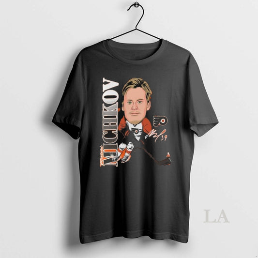 Original Matvei Michkov Philadelphia Flyers Caricature Player