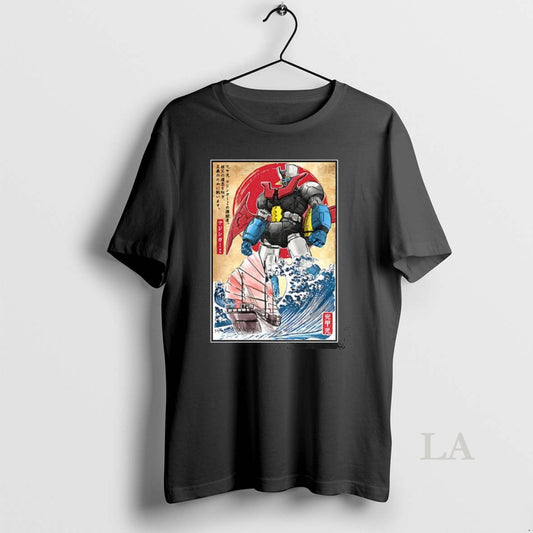 Original Mecha Z Go Nagai Anime Big Waves Off Kanagawa Japanese Style