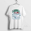 Original Merry Christmas Dodgers Funny Santa Hat La Baseball