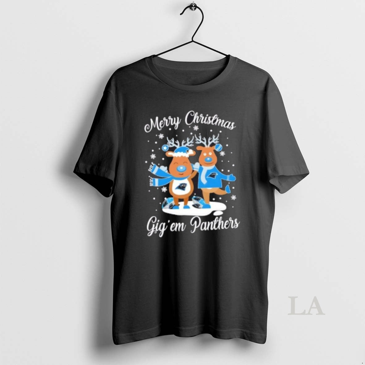 Original Merry Christmas Gig Em Carolina Panthers Football