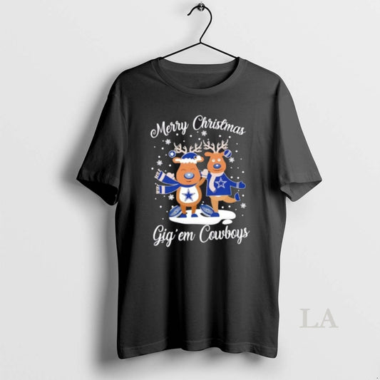 Original Merry Christmas Gig Em Dallas Cowboys Football