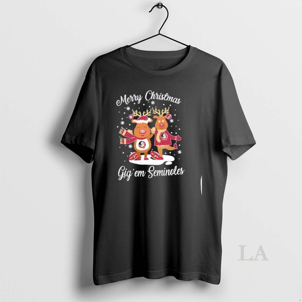 Original Merry Christmas Gig Em East Florida State Seminoles