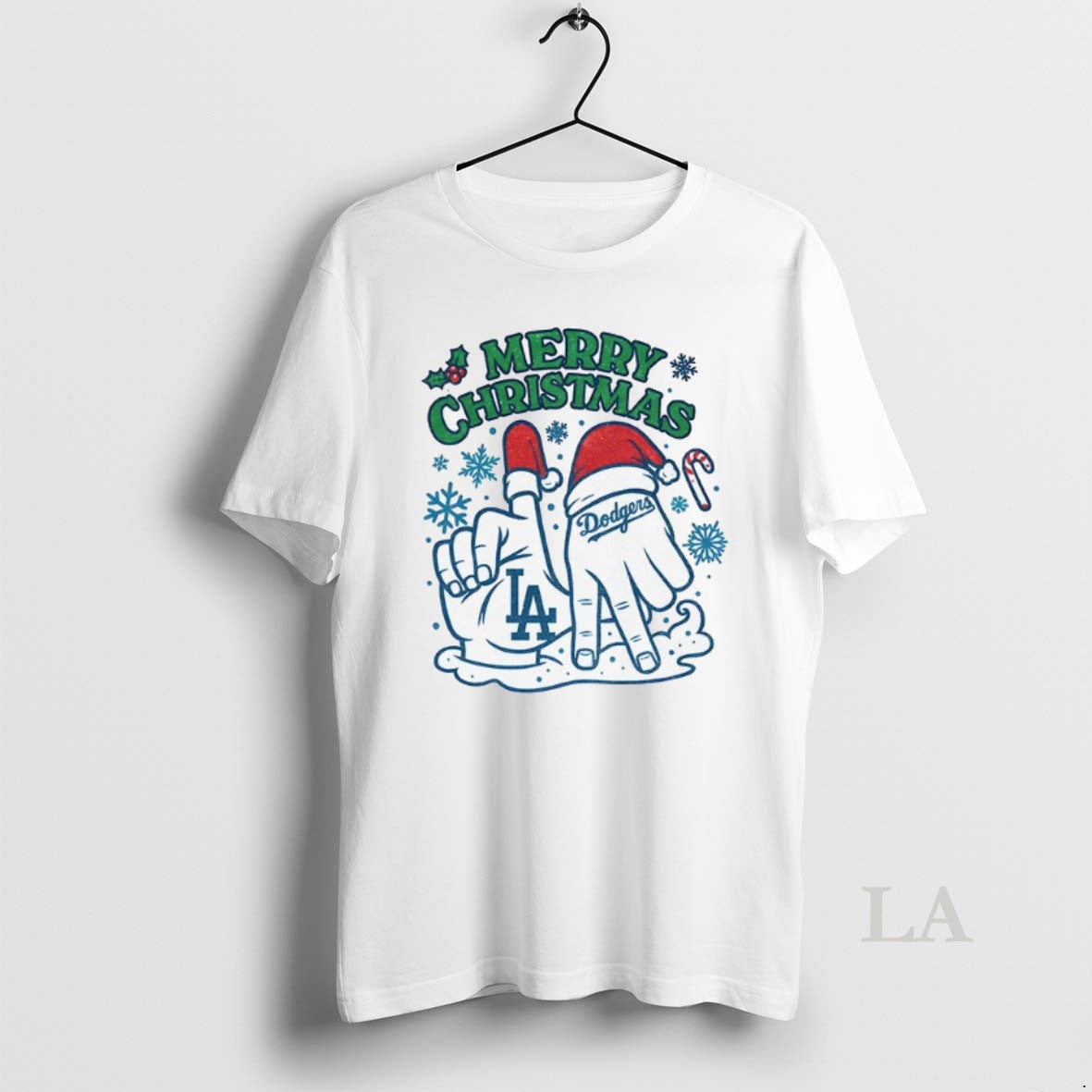 Original Merry Christmas Los Angeles Dodgers Hands Mlb Baseball World Series 2025