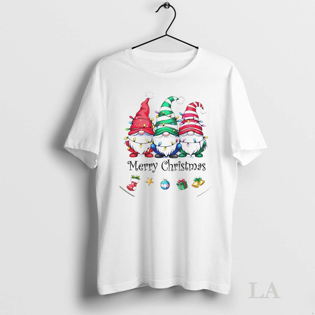 Original Merry Christmas Gnomes With Lights