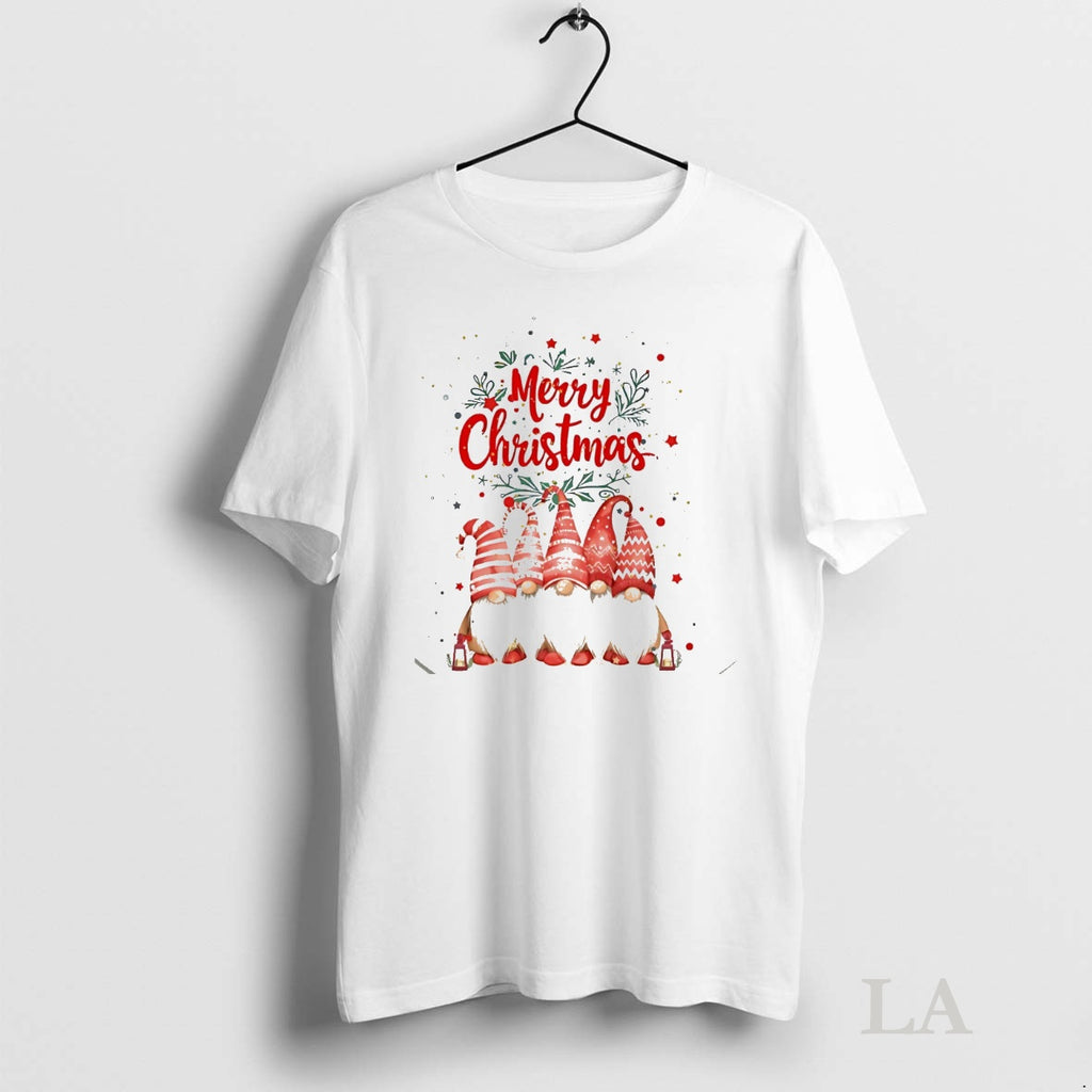 Original Merry Christmas Red Gnome Family Holiday