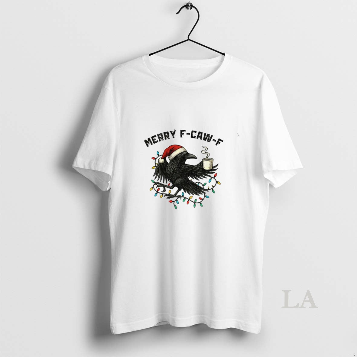 Original Merry F Caw F Funny Crow Christmas