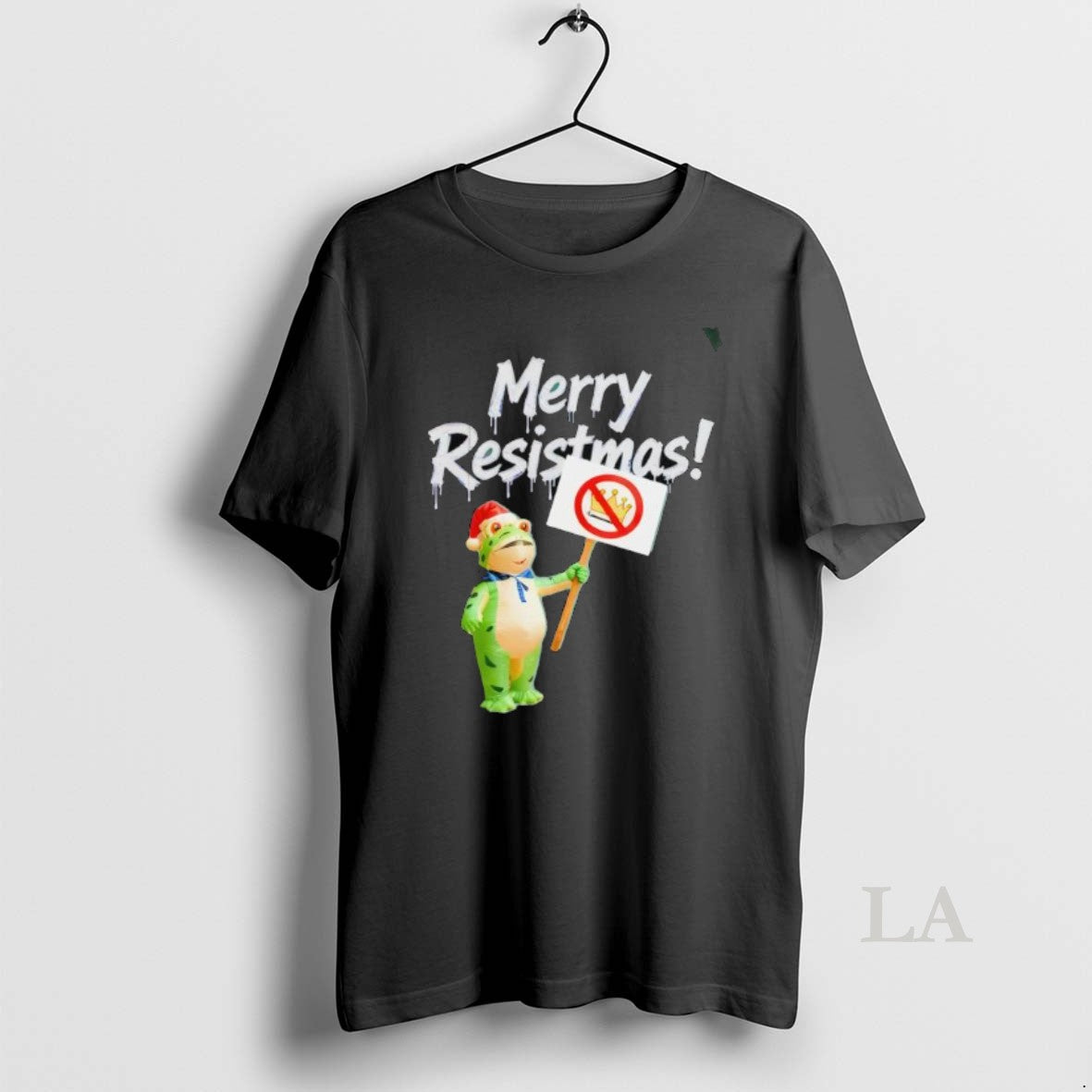 Original Merry Resistmas Frog No Kings