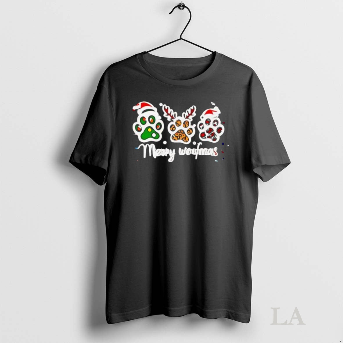 Original Merry Woofmas Dog Paw Christmas Cute