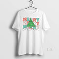 Original Merry Merry Merry Christmas Tree White