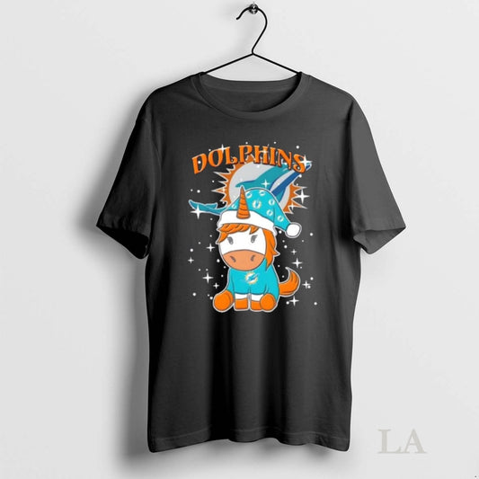 Original Miami Dolphins Football X Unicorn Merry Christmas
