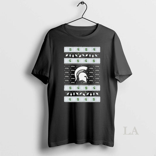Original Michigan State Spartans Ugly Christmas Light