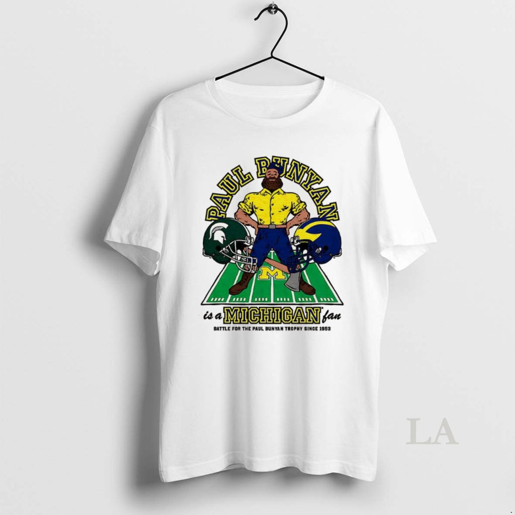 Original Michigan State Spartans Vs Michigan Wolverines Paul Bunyan Is A Michigan Fan